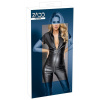 ZADO Kožený Jumpsuit s krátkým rukávem S
