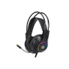 Marvo HG8935, slúchadlá s mikrofónom, ovládanie hlasitosti, čierna, podsvietená, USB