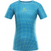 Alpine Pro Basiko Detské funkčné tričko KTSA431 neon atomic blue 92-98