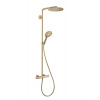 Hansgrohe Sprchový systém Raindance Select S na stěnu s termostatickou baterií kartáčovaný bronz 27633140