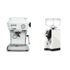 Ascaso Dream ONE, Cloud White + Eureka Mignon Bravo, CR white