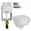 GEBERIT KOMBIFIXBasic vr. chrómového tlačidla DELTA 51 + WC JIKA LYRA PLUS + SEDADLO duraplastu 110.100.00.1 51CR LY6
