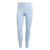 adidas Essentials 3 Stripe Leggings Womens Glow Blue S (8-10)