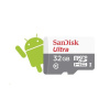 SanDisk MicroSDHC karta 32GB Ultra (80MB/s, Class 10 UHS-I, Android) SDSQUNR-032G-GN3MN