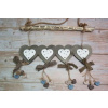 Závesná dekorácia Grey hearts (Poškodené)