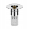 Sitko do umývadla kov 59 mm strieborné