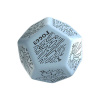 Q Workshop Viridian Jumbo Dice Weather Generator Die D12 Blue