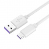 PREMCORD PremiumCord Kabel USB 3.1 C/M - USB 2.0 A/M, Super fast charging 5A, bílý, 1m PR1-ku31cp1w