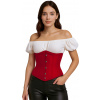 Dámsky korzet červený krátky M 38-40