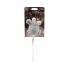 Hračka pre mačky Magic Cat myška hrkajúca s catnipom 22,5 cm mix farieb