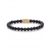 Rebel & Rose Bracelet Black Velvet RR-60100-G-S