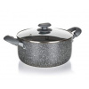 Banquet Granite Hrniec s nepriľnavým povrchom PR 24x11 cm sklenená pokrievkou 40051324
