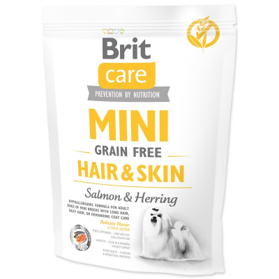 BRIT Care Dog Mini Grain Free Hair & Skin 400 g