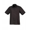 Premier Workwear Pánska košeľa s krátkym rukávom PR202 Black 39,5 (15H)