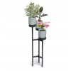 Prosperplast Stojan na květiny Bloomie Stand šedý 42 cm