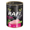 RAFI Cat Grain Free - Bezlepková konzerva s morčacím mäsom pre mačky 24x400g - konzerva