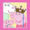 Faro Magický uteráček Peppa Pig pink 30 x 30 cm