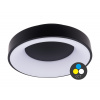 T-LED Čierne LED stropné svietidlo okrúhle 480mm 48W CCT 105532