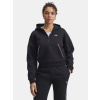 Dámska mikina Under Armour Rival Flc Piped HZ Hoodie-BLK Čierna SM