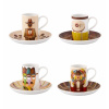 Vista Alegre - set 4x kávová šálka a podšálka - Pessoa Gonçalo Viana