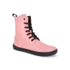 Barefoot dětské kotníkové boty Shapen - Mini Maverick Baby Pink růžové