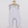 Dojčenské dupačky New Baby Classic II sivé s hviezdičkami Sivá 80 (9-12m)
