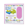 L-W Toys Velká podložka na stavění 50x50 bodů růžová