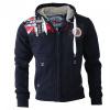 GEOGRAPHICAL NORWAY mikina pánska FESPOTE MEN 100 nadmerná veľkosť 3XL tmavo modrá