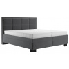 Manželská posteľ 180x200 Blanar ELA, tmavosivá