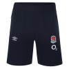 Umbro England Rugby Fleece Shorts 2023 2024 Adults Navy Blazer Small