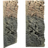 Back to Nature Zadná stena akvária Slim Line Basalt/Gneiss 3D - 60C (23,5 x 4,5 x 56 cm)