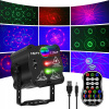 LED Scénické Svetlá Laserový Projektor RGB Disco + DIAĽKOVÉ OVLÁDANIE