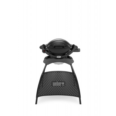 Weber Q 1000 Stand - plynový gril - black