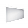 Nimco Zrkadlá - Zrkadlo s LED s osvetlením, 140x70 cm, hliník ZP 23008