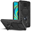 Techsuit CamShield Series puzdro pre Xiaomi Redmi Note 9S 9 Pro 9 Pro Max čierne