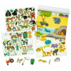 Nálepky klasické Melissa & Doug dinosaury 150 ks viacfarebné