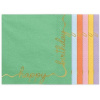 PartyDeco Servítky papierové HB mix farieb 33x33 cm