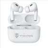 Bezdrátová Bluetooth sluchátka Viking AIR PLUS/ANC/BT/Bezdrát/Bílá VPRORT