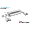 Zadní tlumič koncovkou výfuku 2 x průměru 80 Racing P+L Inoxcar racing SUIM.23.RA