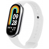 FIXED Silicone Strap pro Xiaomi Mi Band 8/Smart Band 9, bílý FIXSSTB-1176-WH