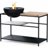 Grilovací stôl Fire Kitchen s ohniskom Bowl 57 cm