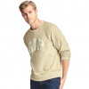 GAP mikina Logo crewneck sweatshirt khaki XL