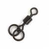 FOX Edges Double Ring Swivel veľ.7 8 ks