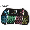 SAVIO KW-03 Bezdrôtová mini klávesnica podsvietená RGB TV Box, Smart TV, konzoly, PC KW-03