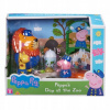 Teddies Peppa Pig sada ZOO 3 figúrky a doplnky