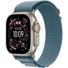 Apple Watch Ultra 3 (2025) 49mm Prírodný titán so svetlo modrým alpským ťahom S MEWK4QC/A