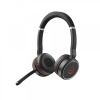 Jabra Evolve 75 UC Stereo Slúchadlá s mikrofónom Káblový a bezdrôtový Pres hlavu Kancelária / call centrum Micro-USB Bluetooth Čierna, Červená (7599-838-109)