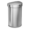 Bezdotykový odpadkový kôš z nerezovej ocele 45 l - simplehuman