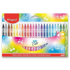 MAPED Color'Peps Ocean Life, fixky, šírka stopy 2mm, okrúhy hrot, vyprateľné (24 farieb)