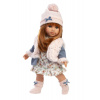 Llorens 53555 NICOLE - realistická bábika s mäkkým látkovým telom - 35 cm